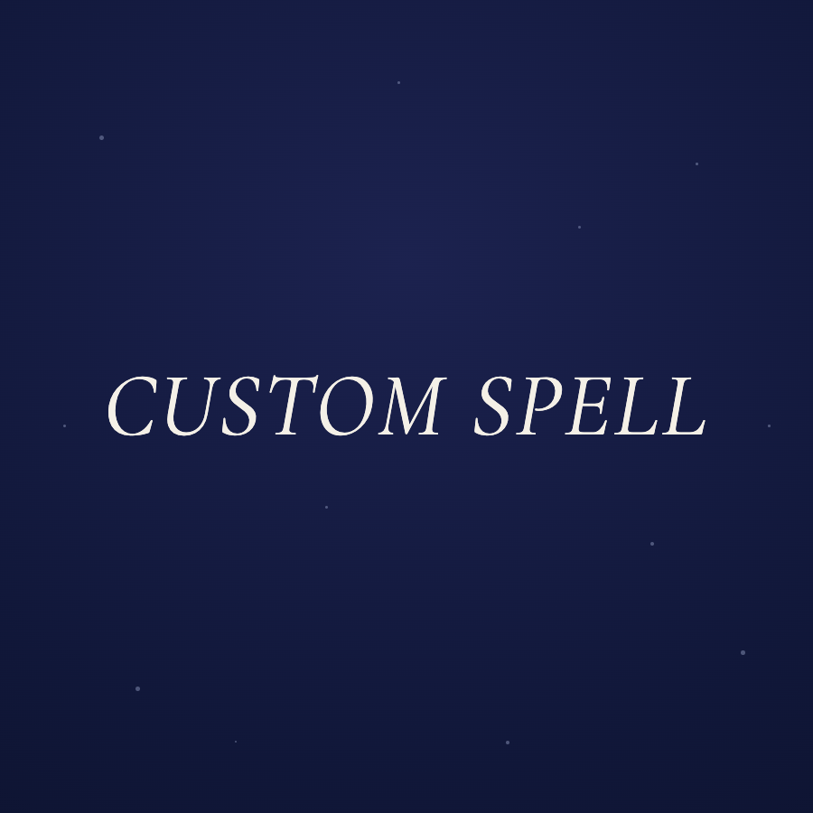 Custom Spell